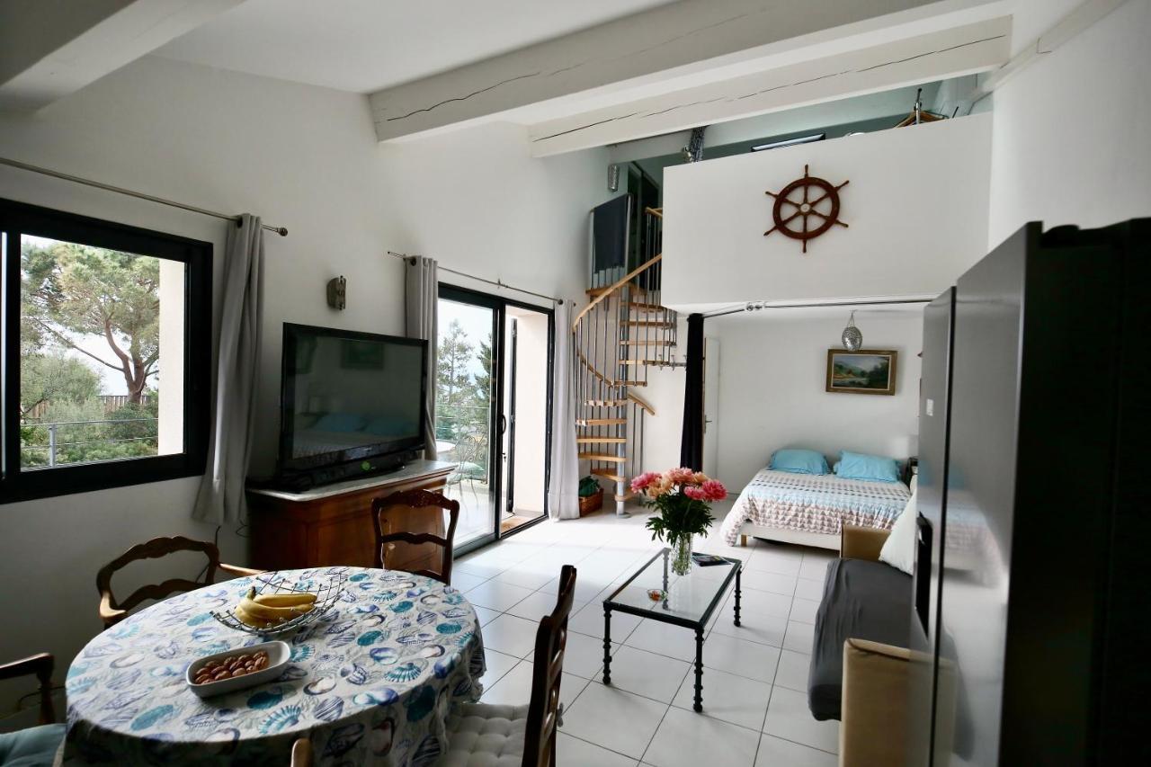 Duplex Vue Mer Plage De Saint-Clair Ле-Лаванду Экстерьер фото